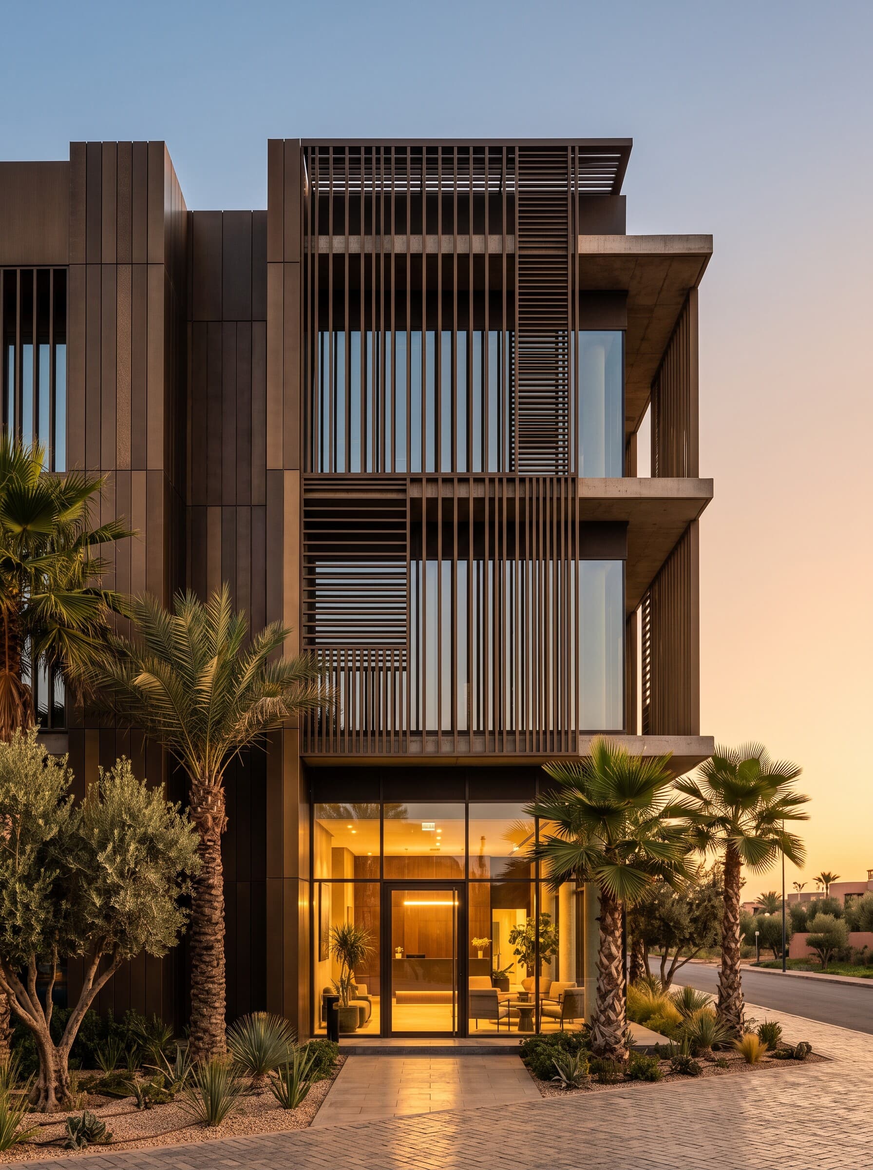 Façade du club Alpha Form à Targa, Marrakech